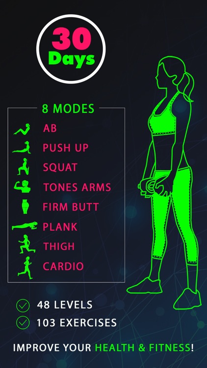 30 Day Fitness Challenges ~ Daily Workout Free