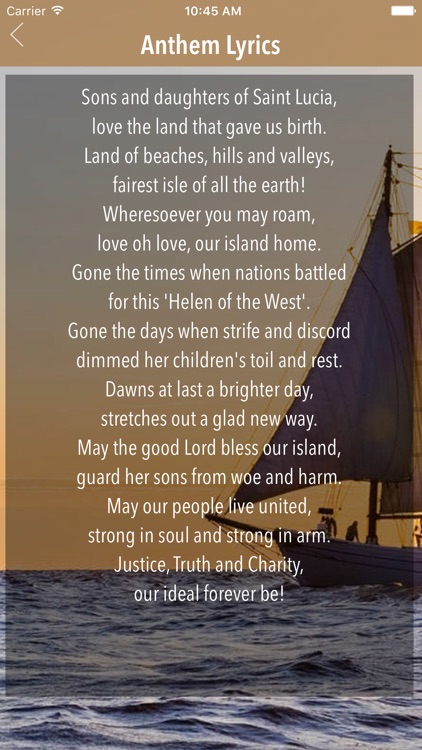 Saint Lucia National Anthem screenshot-3
