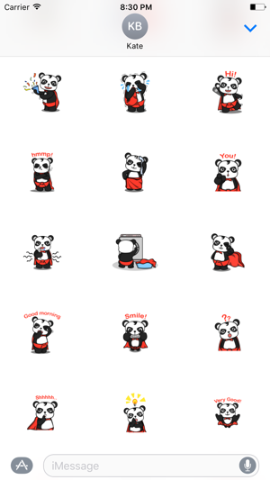 Panda Super Man Sticker(圖2)-速報App