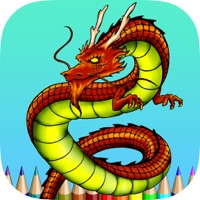 Книжка-раскраска Дракон HD
