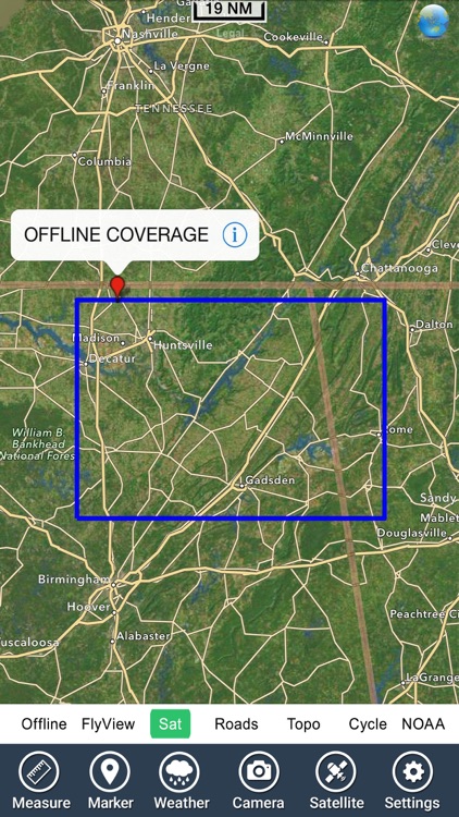 Guntersville lake map GPS fishing charts offline screenshot-4