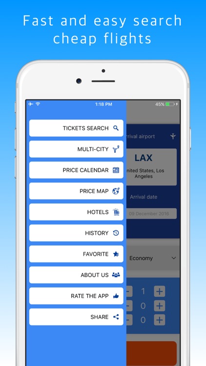 Plane Tickets & Hotels Finder
