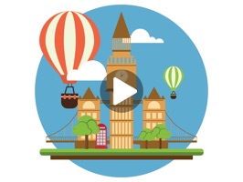 Hueliday is World Travel Animated Stickers for iMessage