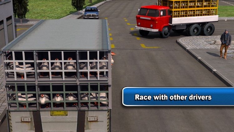Chicken Transport Van Simulator - 4x4 loader game