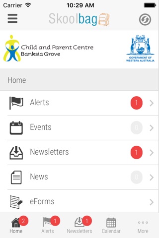 Child and Parent Centre Banksia Grove - Skoolbag screenshot 2