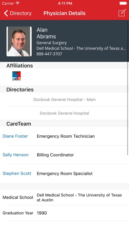 DocbookMD, HIPAA-secure messaging screenshot-4