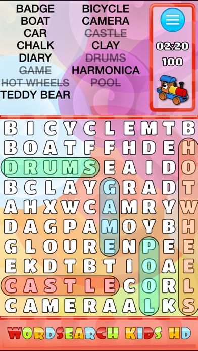 WordSearch Kids HD screenshot 3