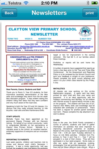 Clayton View Primary School screenshot 2