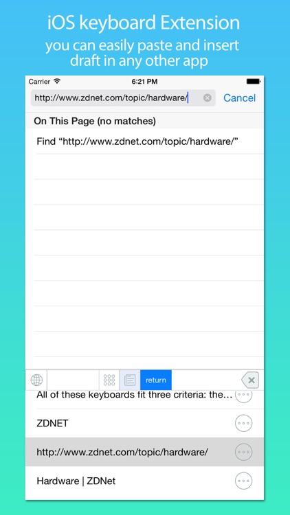 Copy Web - copy and edit content from webpage