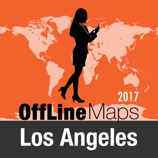 Los Angeles Offline Map and Travel Trip Guide icon