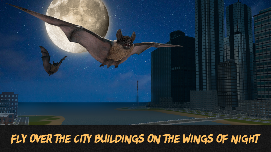 #4. Flying Bat Survival Simulator 3D (iOS) Podle: Tayga Games OOO