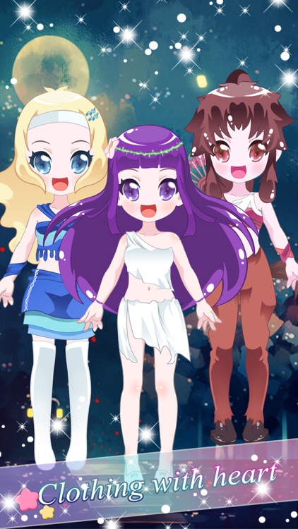 Constellation Dress - Makeup game for kids