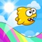 Our tiny yellow hero wants to fly like a bird