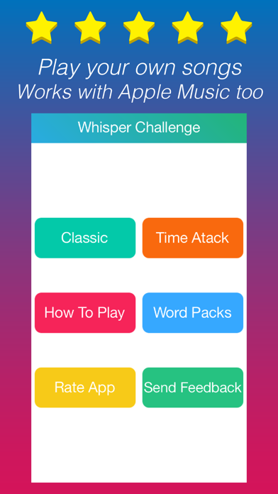Whisper Challenge Free - Guess Words With Friends iPhone screenshot