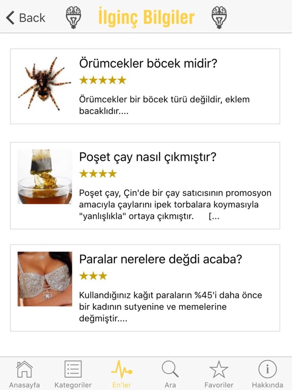 Screenshot #5 pour İlginç Bilgiler - Gereksiz ama Gerçek Komik Seyler