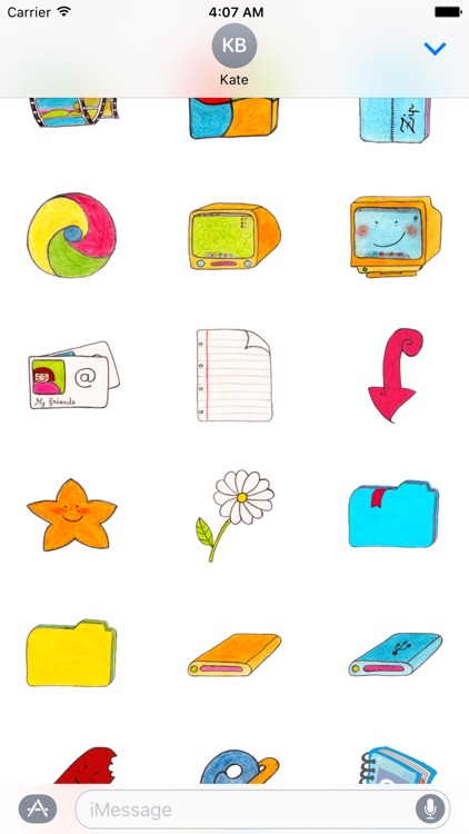 Computer Hand Drawn Stickers Pack