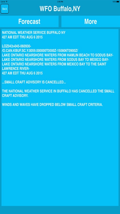 Great Lakes Nearshore (USA) Weather forecast screenshot-4