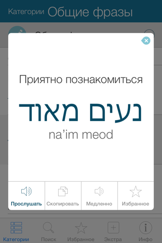 Hebrew Pretati - Speak with Audio Translation screenshot 3