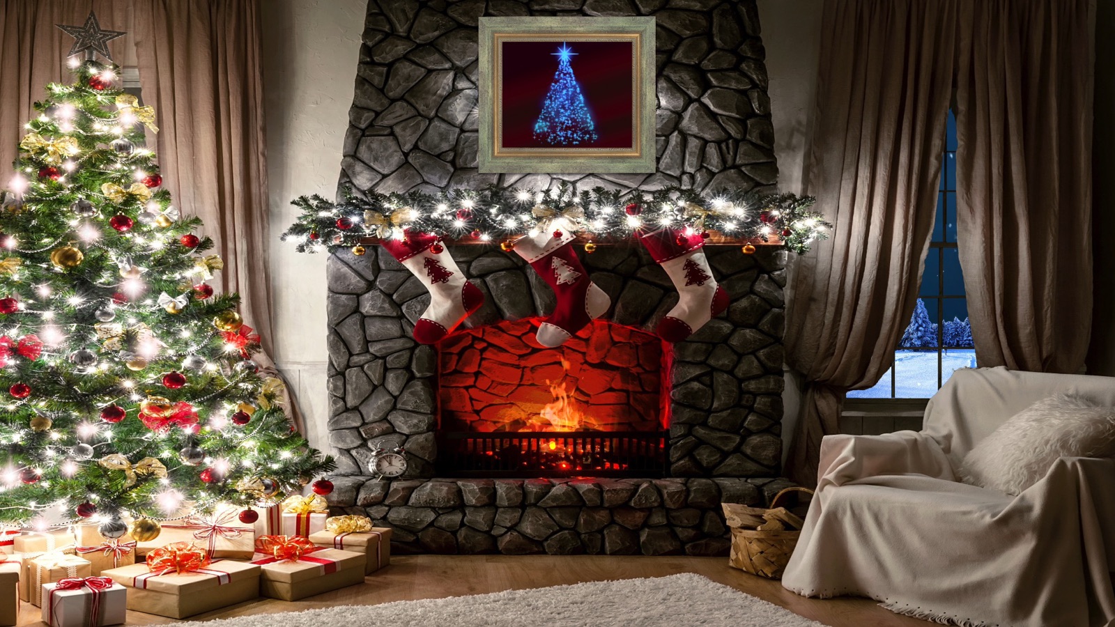 Fireplace 4K - Ultra HD Video apple_tv screenshot 3