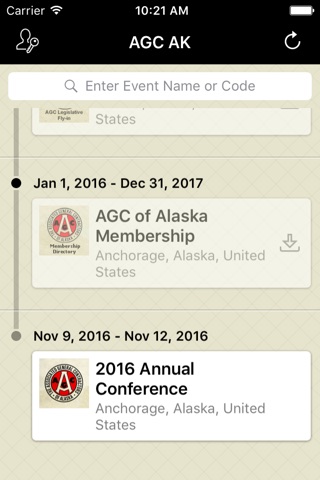 AGC of Alaska Event App screenshot 2