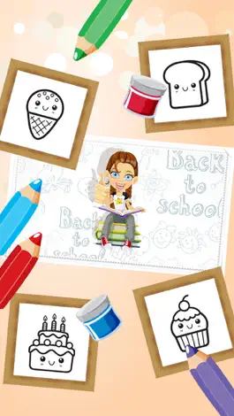Game screenshot Торт Конфеты Colorbook Обучающие раскраски игры для детей младшего возраста mod apk