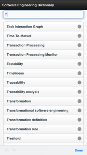 Software Engineering Dictionary screenshot 3