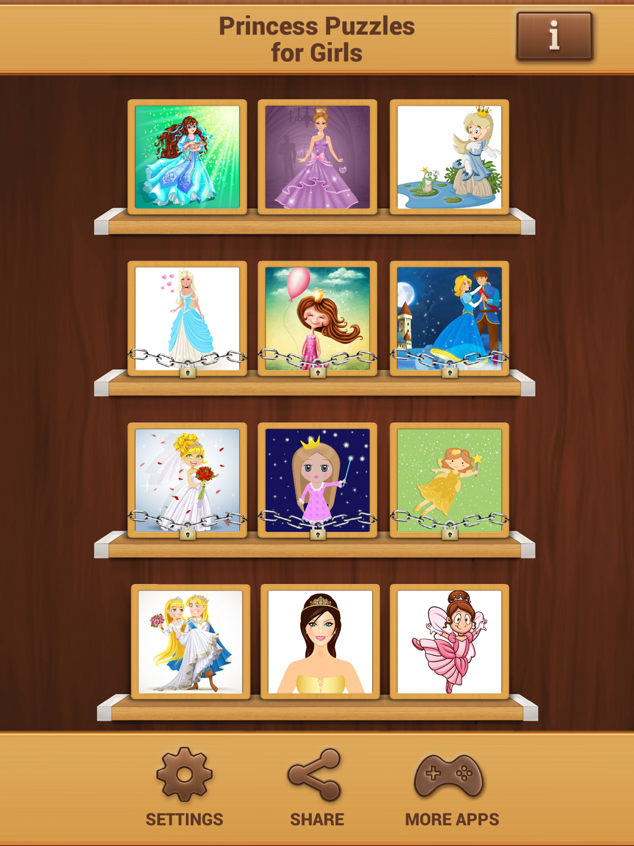 Princess Puzzles for Girls - Jigsaw Puzzle Games