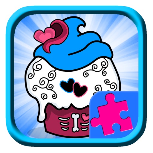 Kids Game Zombie Cup Cake Jigsaw Puzzle Edition icon