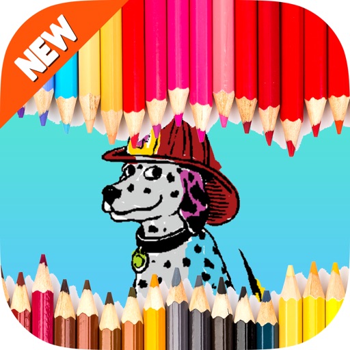 Kids Coloring Drawing Puppy - for Paw Patrol icon