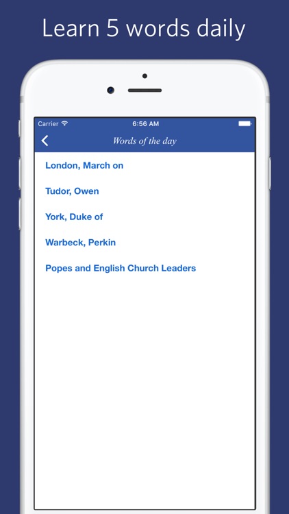 The Wars of the Roses Encyclopedia - flashcard screenshot-4