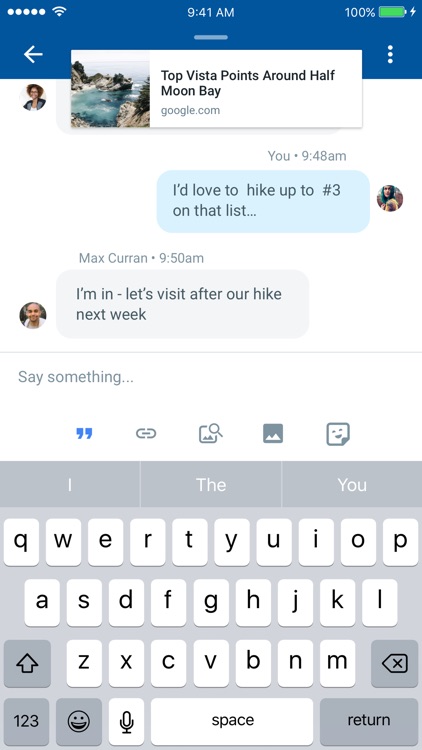 Spaces - Small group sharing