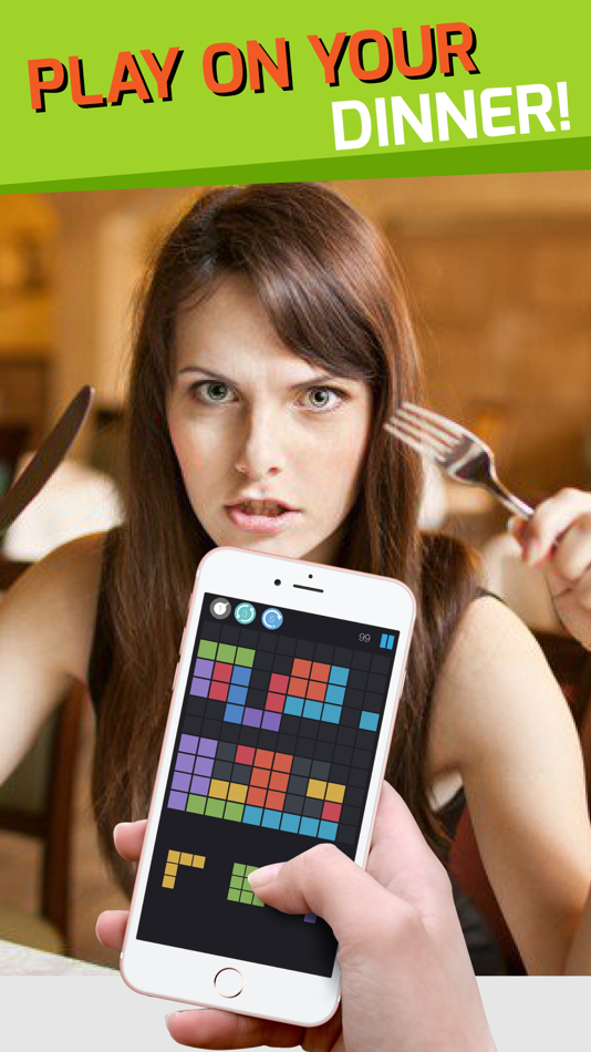 #2. Fit It! Pix Fill In Grid Block Puzzle Blocky Games (iOS) By: Teerawut Sanprom