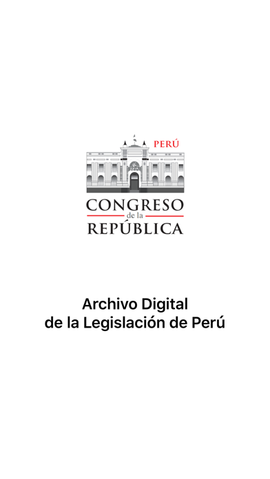 Screenshot #1 pour Archivo Digital de la Legislación del Perú