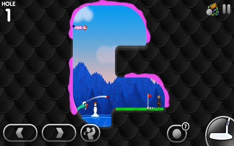 super stickman golf 3 iphone screenshot 4