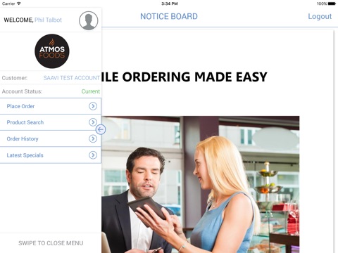 Atmos Foods screenshot 2