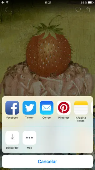Captura de pantalla de SC El Prado Obras Maestras en iPhone 5