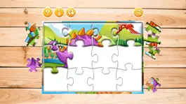 Game screenshot Dinosaur Jigsaw Puzzle For Kids Easy Learning Game hack