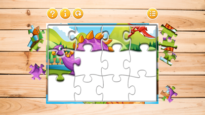 Screenshot #3 pour Dinosaur Jigsaw Puzzle For Kids Facile