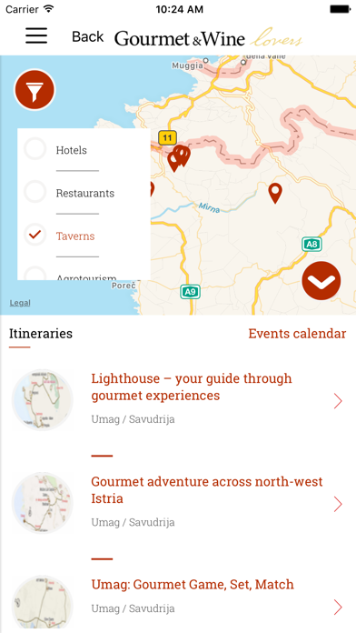 Istria Gourmet Guide screenshot