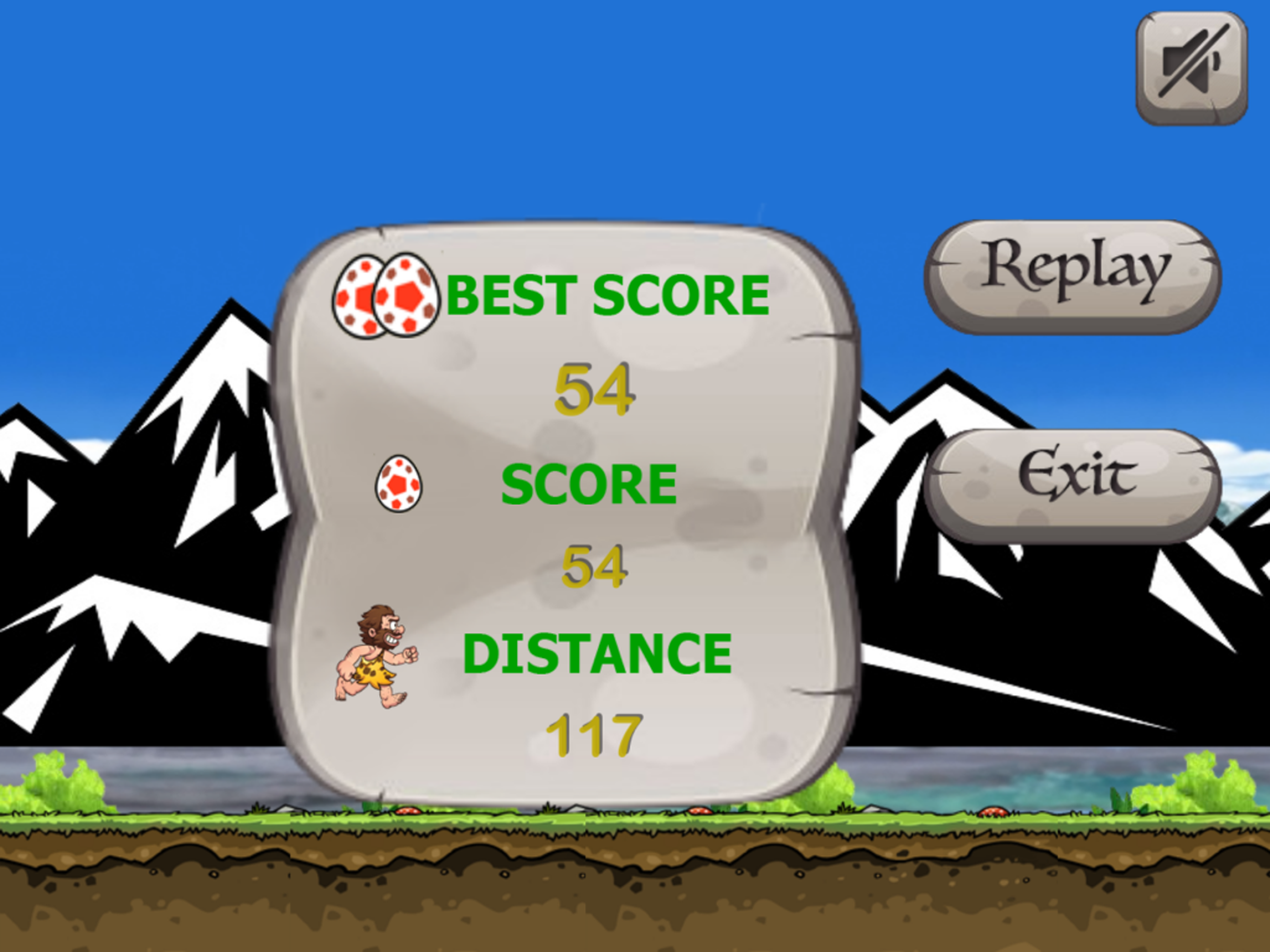 Caveman Hero - Run and Jump Collect Dinosaur Eggs screenshot 8