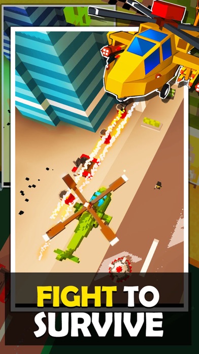 Screenshot #1 pour guerre libre pixel réservoir et hélicoptère jeux de tir
