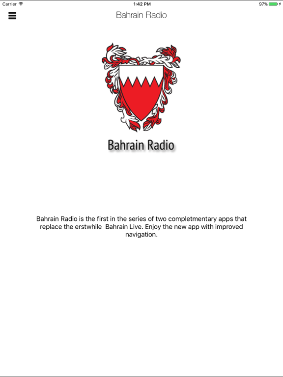 Bahrain Radio iPad screenshot 4 - Entertainment app