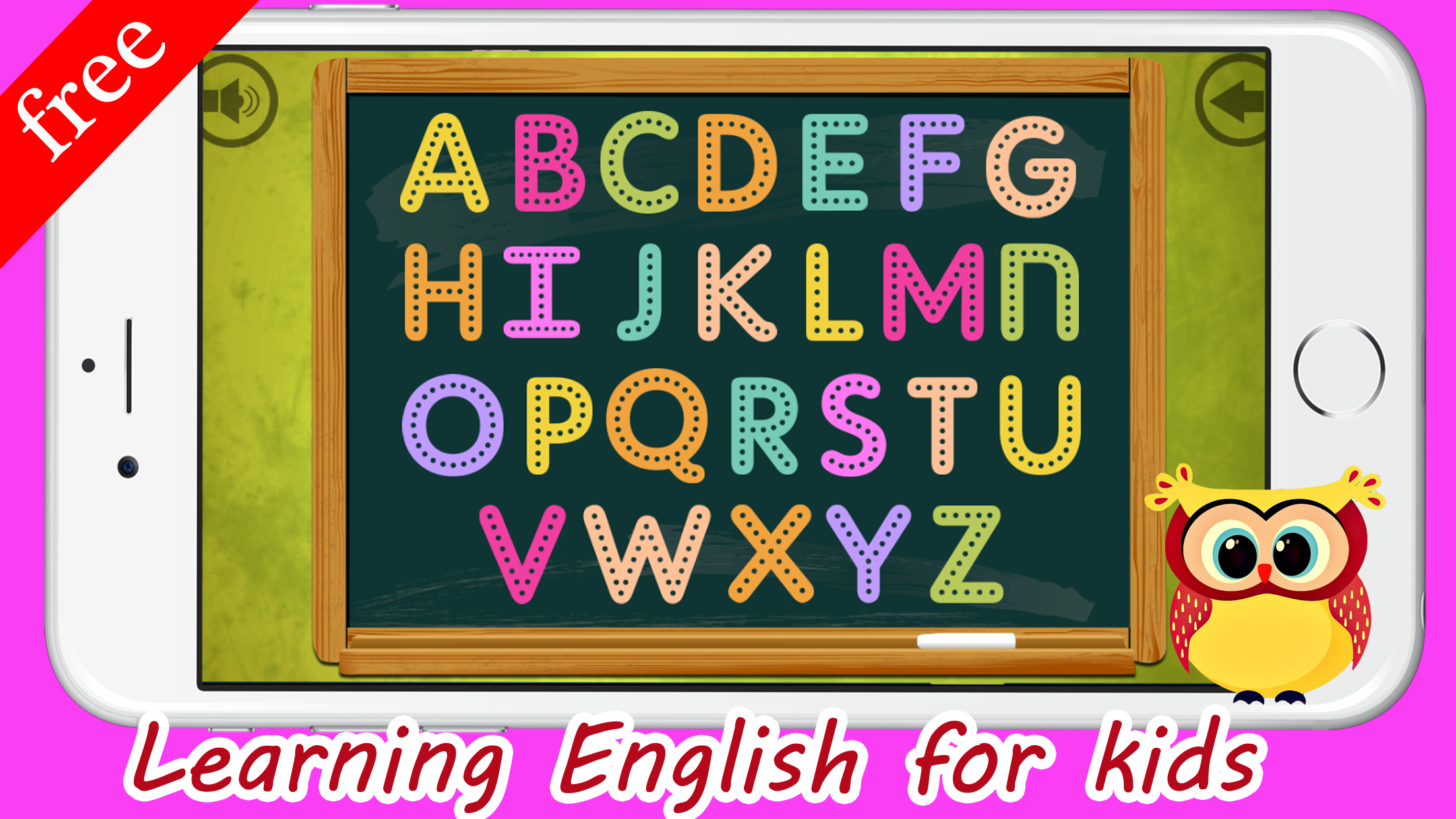 English Learning ABC Alphabet tracing and phonics
