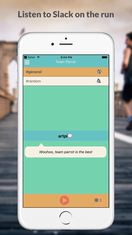 TeamParrot - Listen to your Slack messages