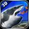 Flying Hungry  Shark Attack sea  Adventure - Hungry Great White Dash Beach 3D