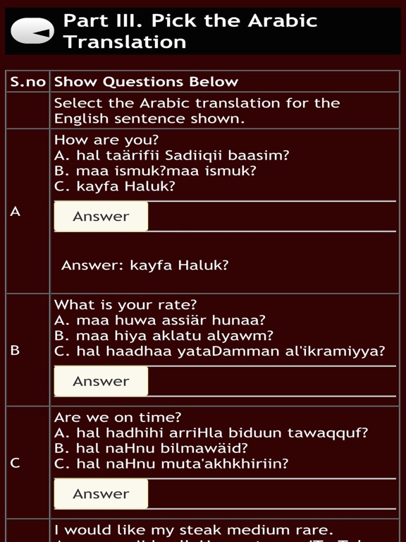Arabic English Speaking Course iPad screenshot 2 - Education app
