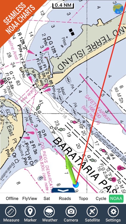 Louisiana Mississippi Alabama HD GPS Map Navigator