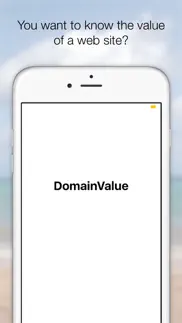 domainvalue - web site value iphone screenshot 1