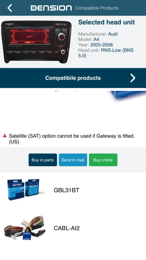 Dension Compatibility Guide