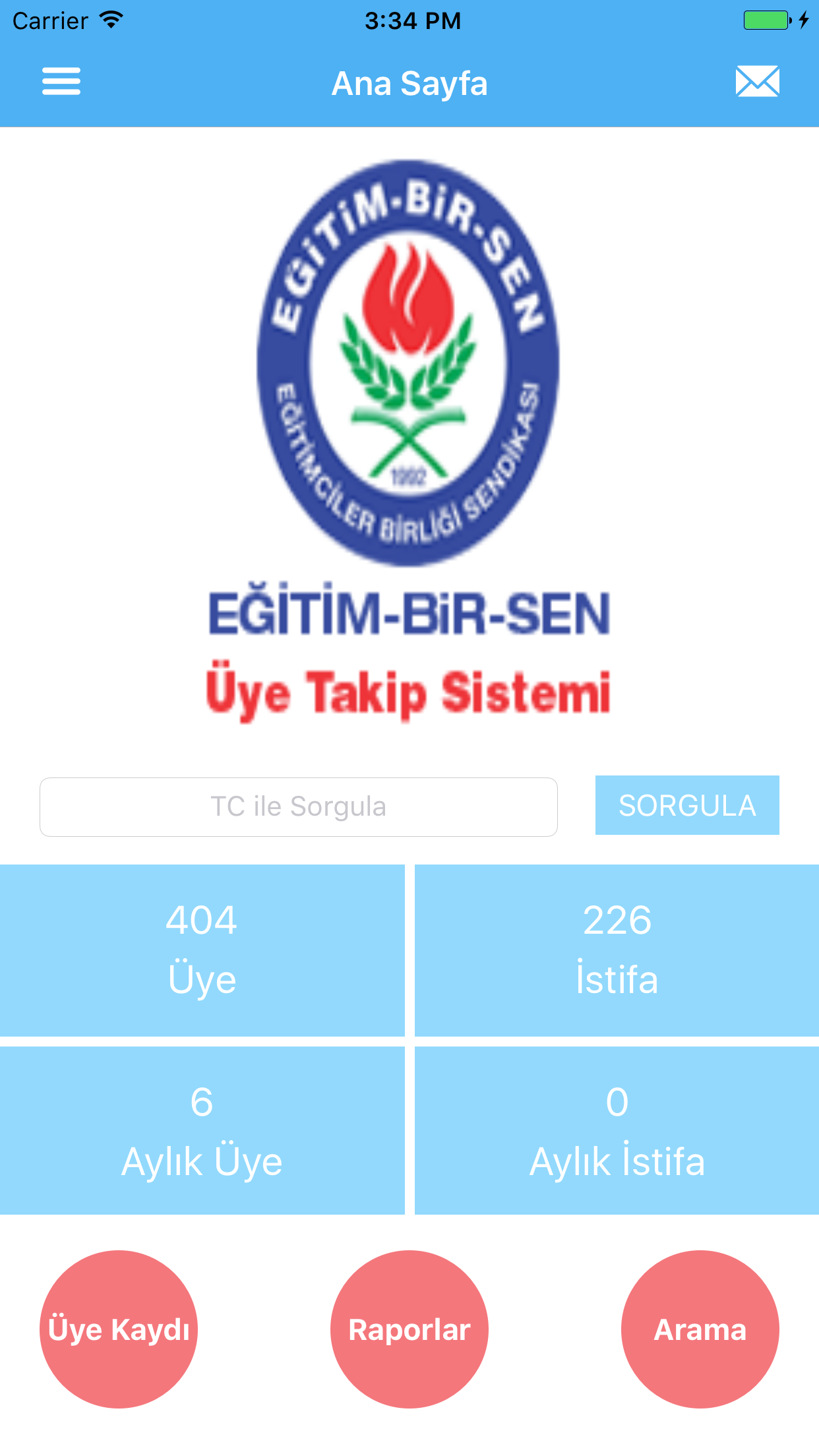 EBS Üye Takip